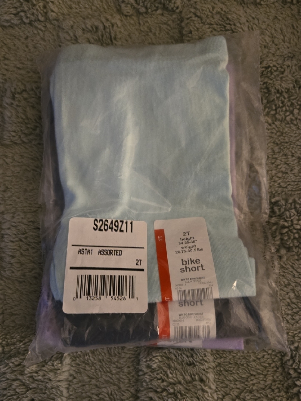Assorted Toddler Bike Shorts - 3 pack 2T